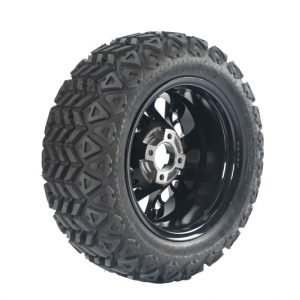 Genek Tire&Wheel Combo, Master,Black,14*7+All Terrain 23*10-14,4PLY,P3026