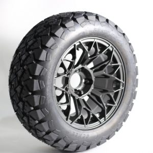 Genek Off Road Tire Spin All Terrain 23*10-14,4PLY,WG020+Genek Wheel,StarLink,Black,14*7