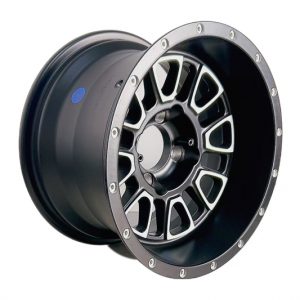 Genek Wheel,BearClaw, Black w/m features,12*7