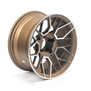 Genek Wheel, High Roller,  Matte Bronze w/m features,10*7