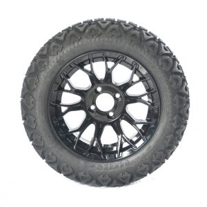 Genek Tire&Wheel Combo, Master,Black,14*7+All Terrain 23*10- 14,4PLY,P3026
